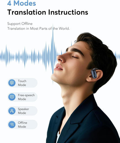 Auriculares Traduccion 144 Lenguajes En Tiempo Real Audifonos Traductor De Voz